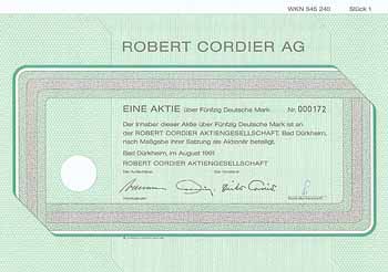 Robert Cordier AG