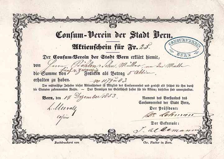 Consum-Verein der Stadt Bern