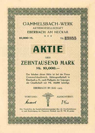 Gammelsbach-Werk AG
