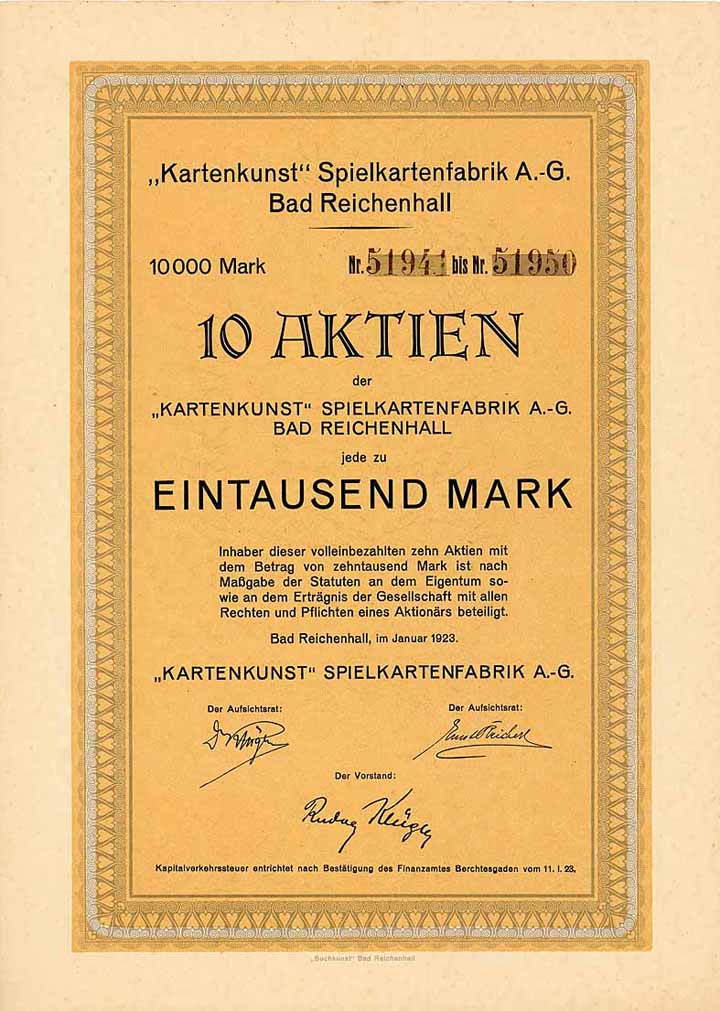 Kartenkunst Spielkartenfabrik AG