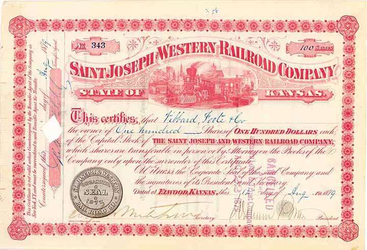 Saint Joseph & Western Railroad