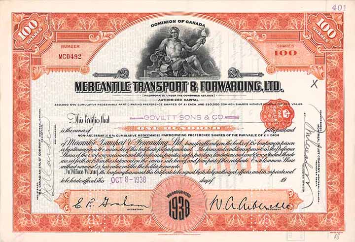 Mercantile Transport & Forwarding Ltd.