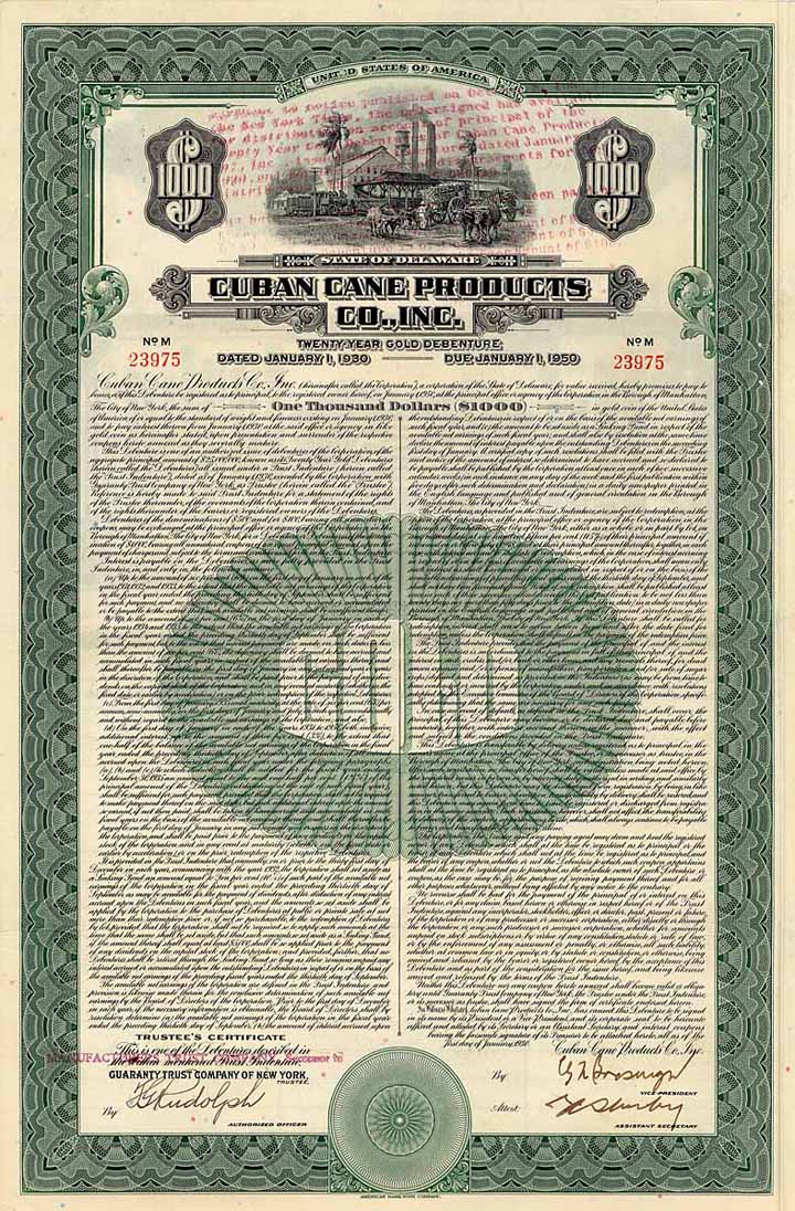 Cuban Cane Products Co.