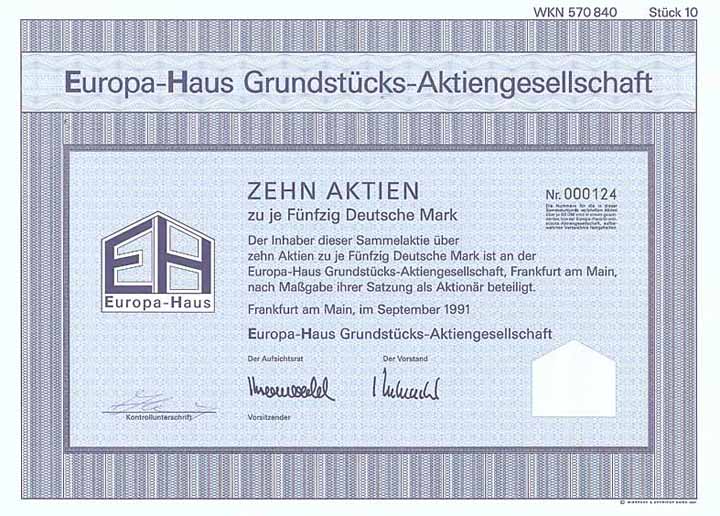 Europa-Haus Grundstücks-AG