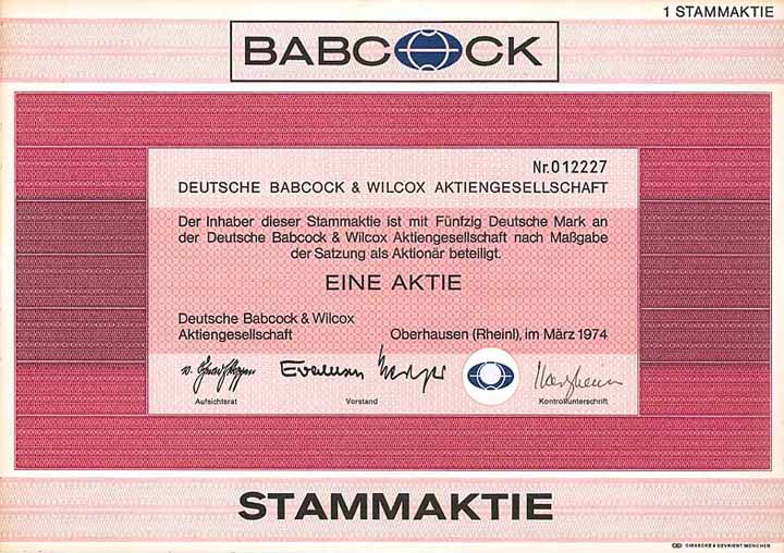 Deutsche Babcock & Wilcox AG