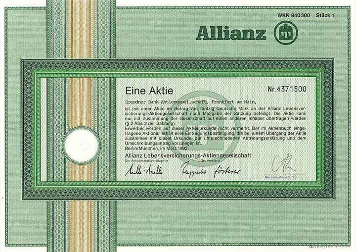 Allianz Lebensversicherungs-AG