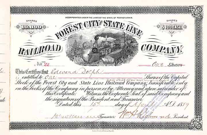 Forest City & State Line Railroad