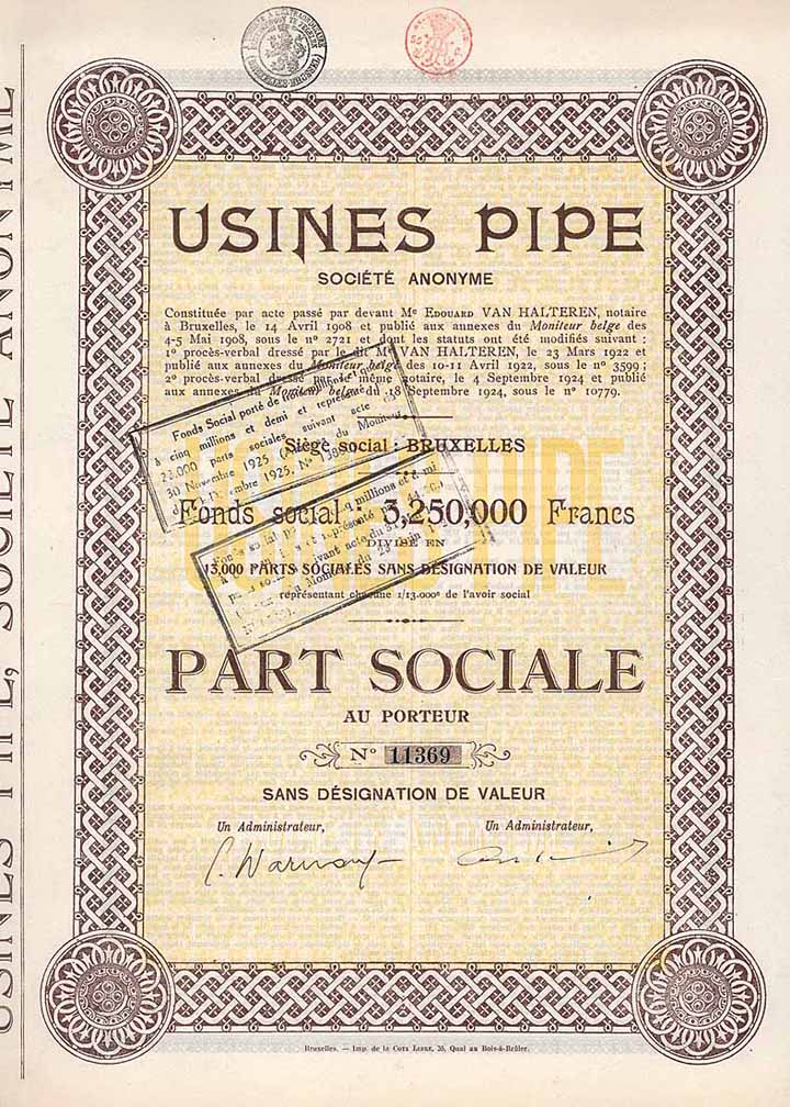 Usines Pipe S.A.