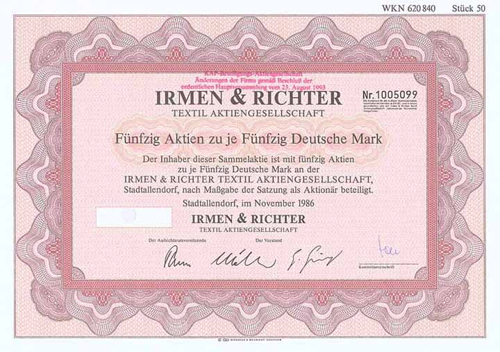 Irmen & Richter Textil AG