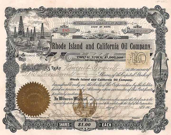 Rhode Island & California Oil Co.