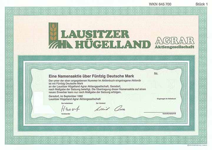 Lausitzer Hügelland Agrar AG