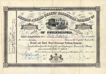 Second & Third Street Passenger Railway Co. of Philadelphia