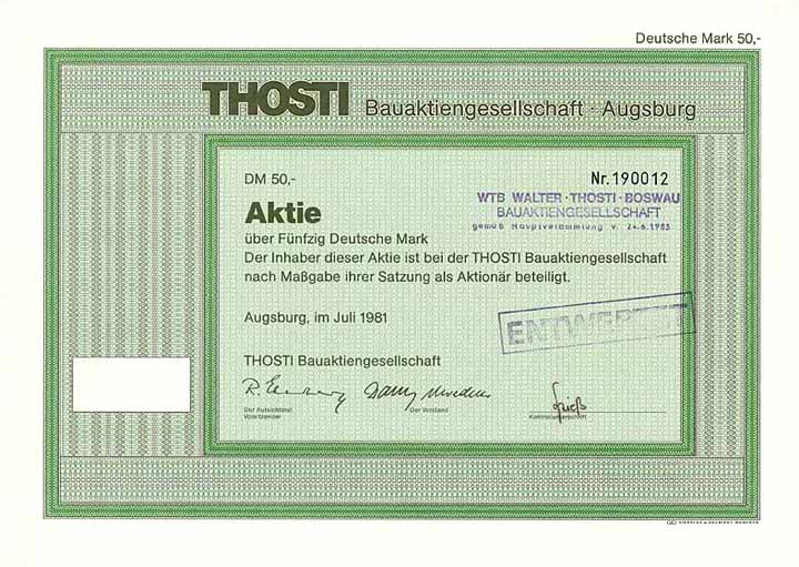 THOSTI Bau-AG