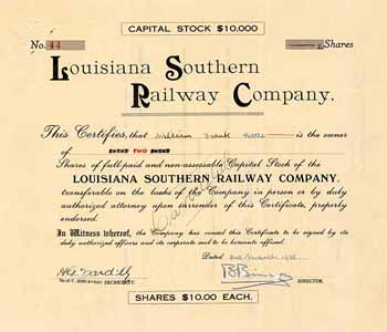 Louisiana Southern Railway Co.