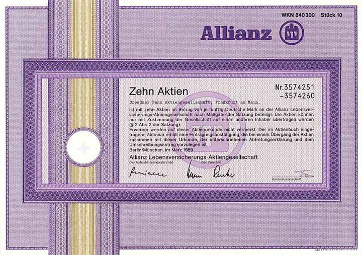 Allianz Lebensversicherungs-AG