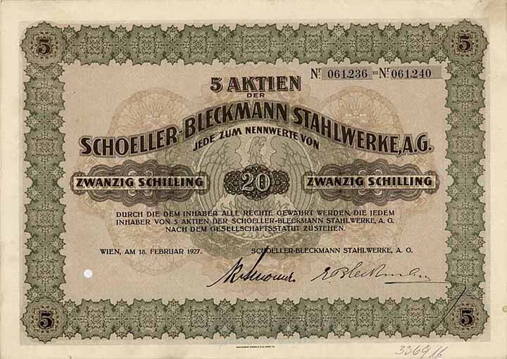 Schoeller-Bleckmann Stahlwerke AG