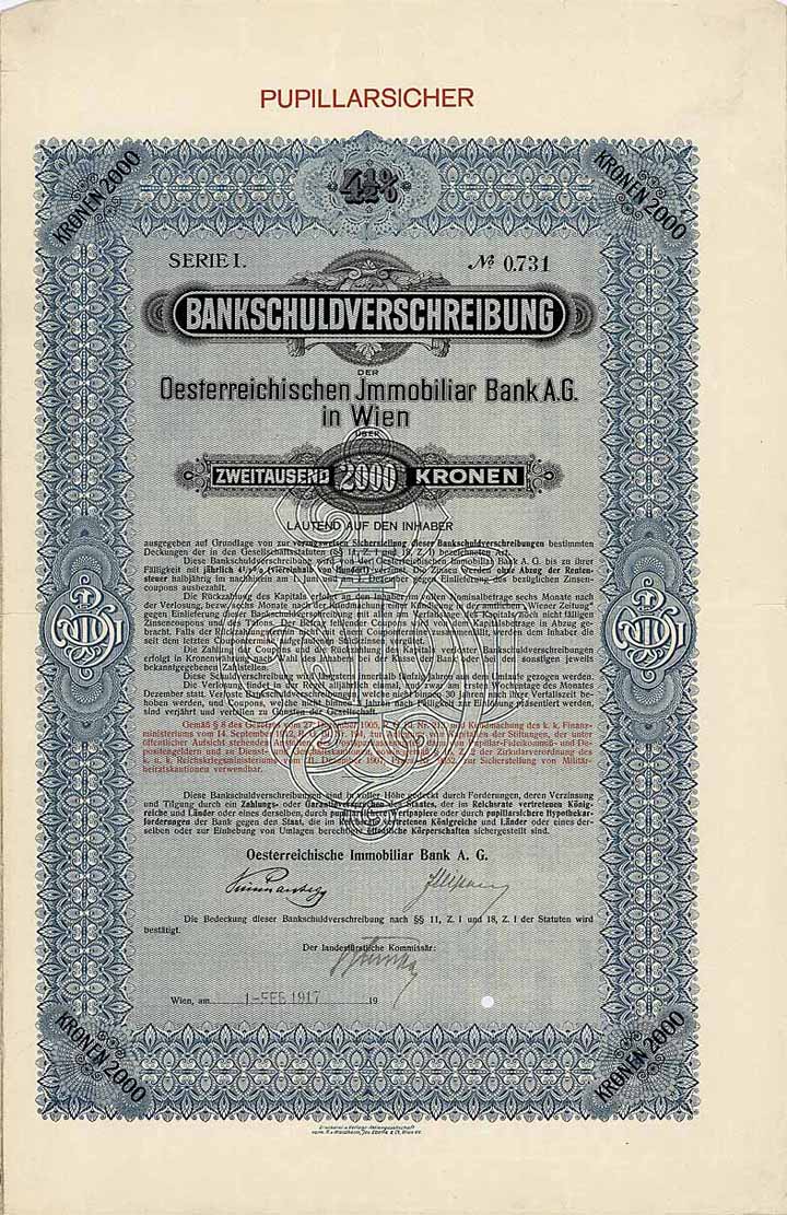 Oesterreichische Immobiliar Bank AG