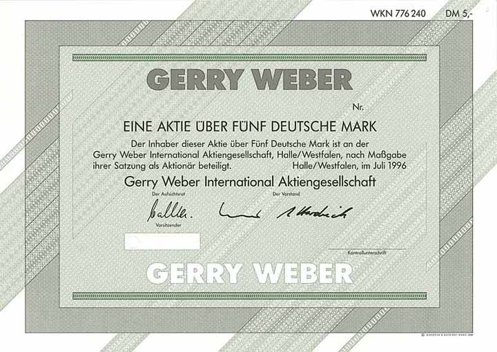 Gerry Weber International AG