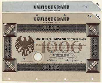 Deutsche Bank AG (2 Stücke)