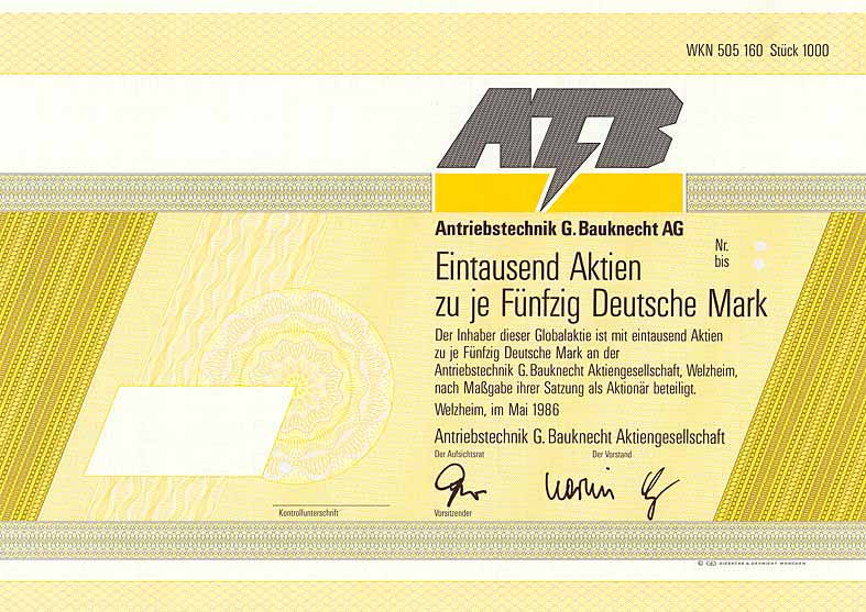 Antriebstechnik G. Bauknecht AG