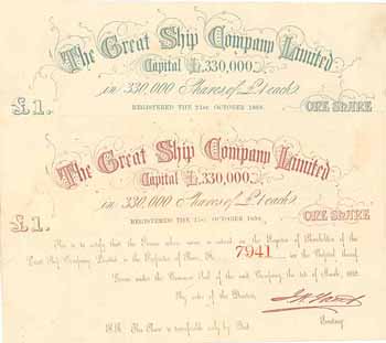 The Great Ship Company Ltd. (2 Stücke)