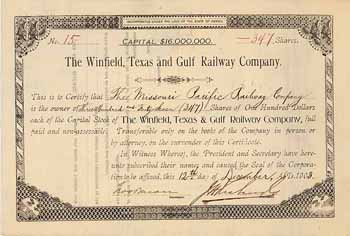 Winfield, Texas & Gulf Railway