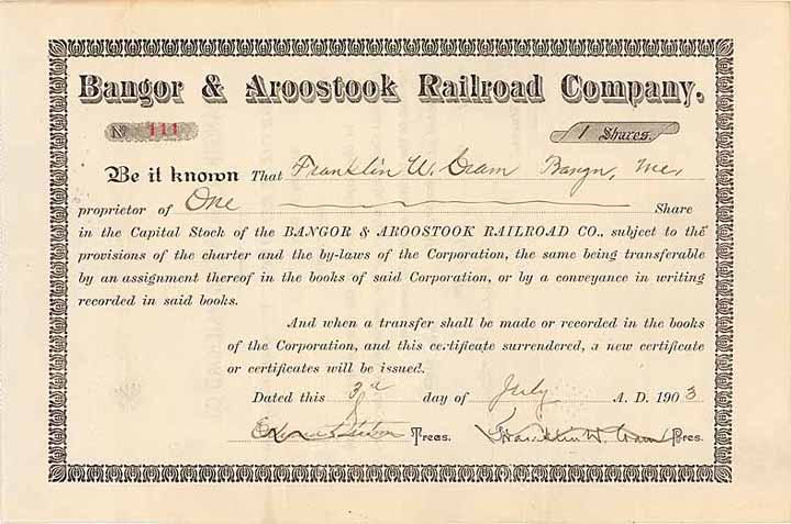 Bangor & Aroostook Railroad