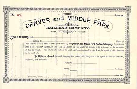 Denver & Middle Park Railroad