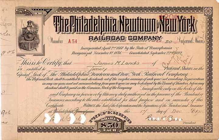 Philadelphia, Newtown & New York Railroad