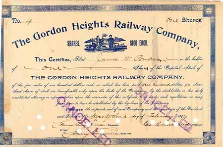 Gordon Heights Railway