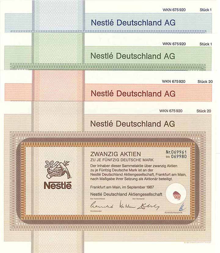 Nestlé - Konvolut (6 Stücke)