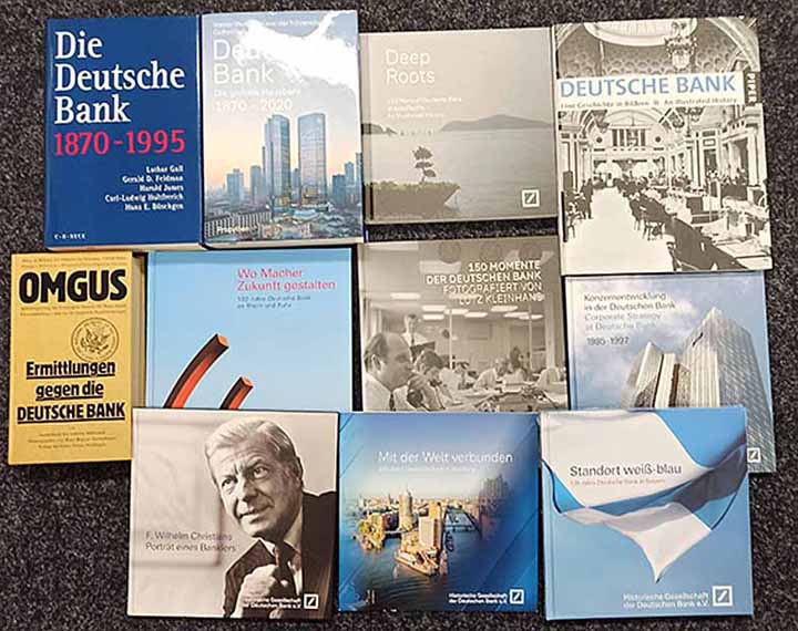 Deutsche Bank Literatur-Konvolut (11 Stück)