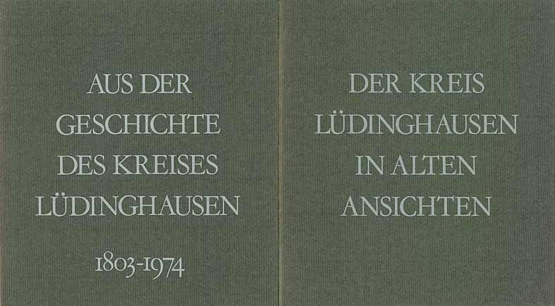 Aus der Geschichte des Kreises Lüdinghausen 1803 - 1974 (2 Bände)