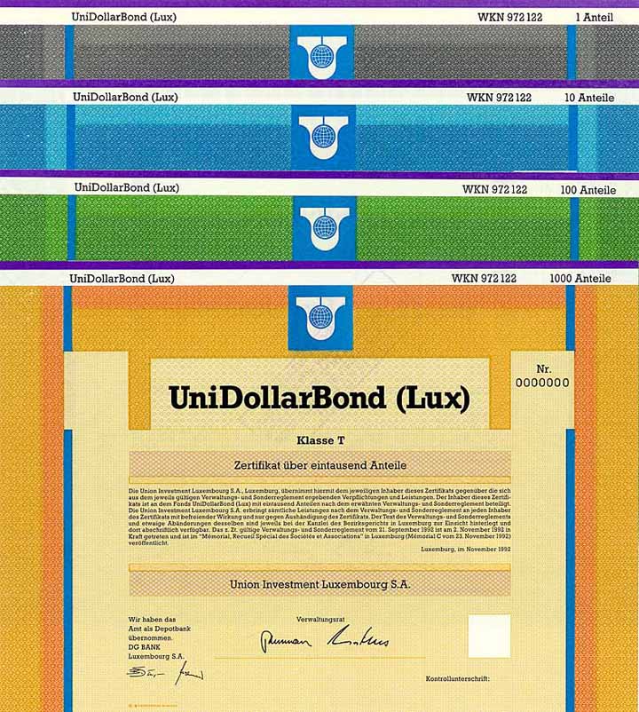 Union Investment Luxembourg S.A. (UniDollarBond (Lux)