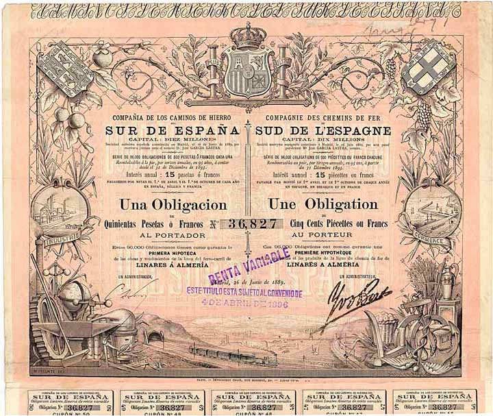 Cia. de los Caminos de Hierro del Sur de Espana S.A.