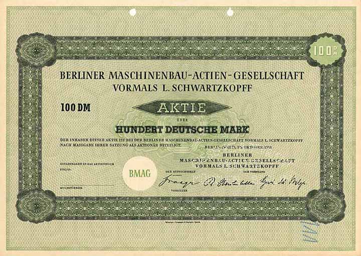 Berliner Maschinenbau-AG vormals L. Schwartzkopff