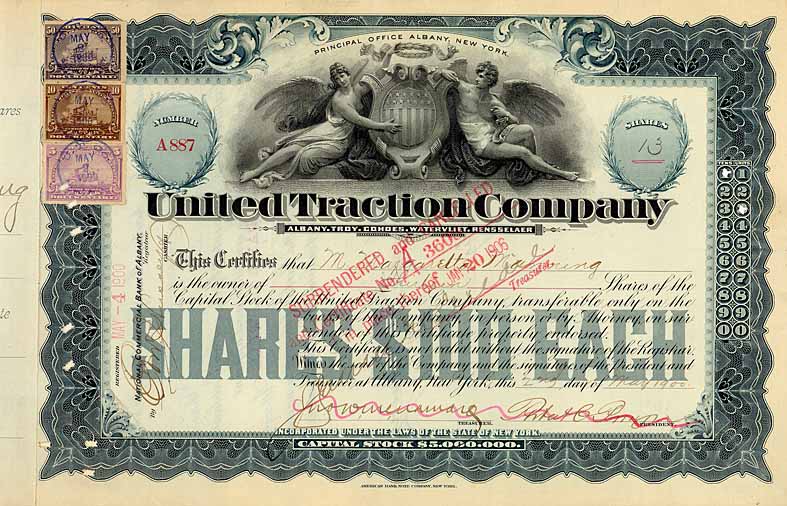 United Traction Co. (Albany, Troy, Cohoes, Watervliet, Rensselaer)