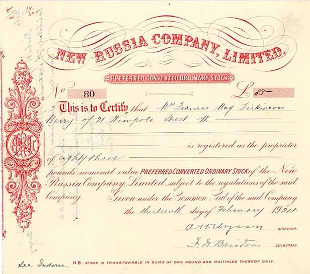New Russia Company Ltd.