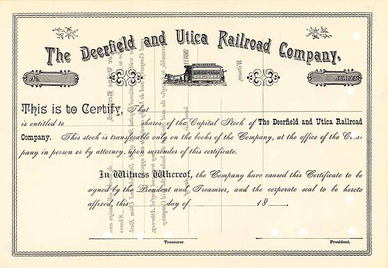 Deerfield & Utica Railroad