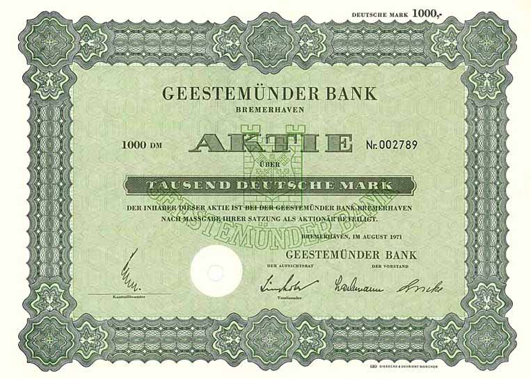 Geestemünder Bank