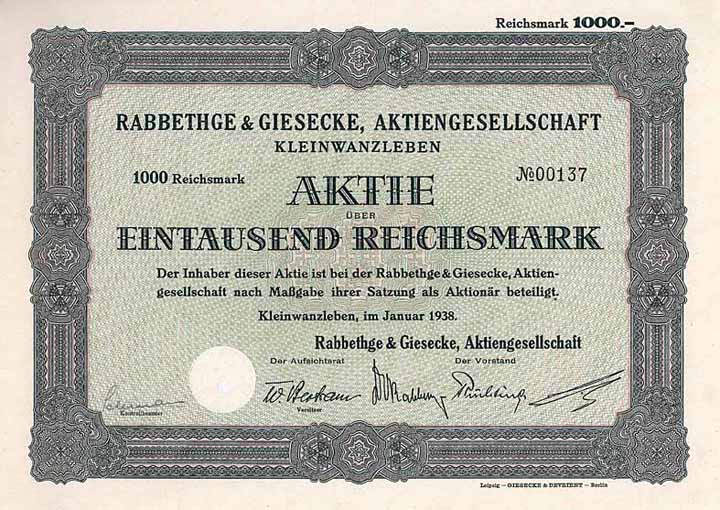 Rabbethge & Giesecke AG