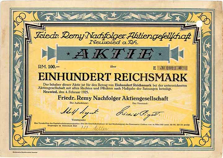 Friedr. Remy Nachfolger AG