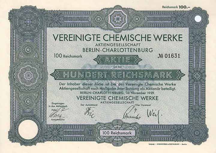 Vereinigte Chemische Werke AG