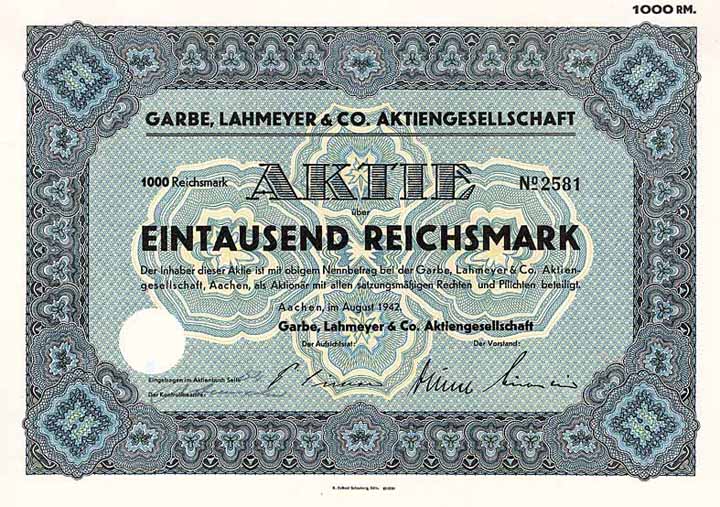 Garbe, Lahmeyer & Co. AG