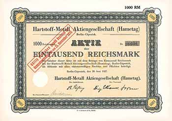 Hartstoff-Metall AG (Hametag)