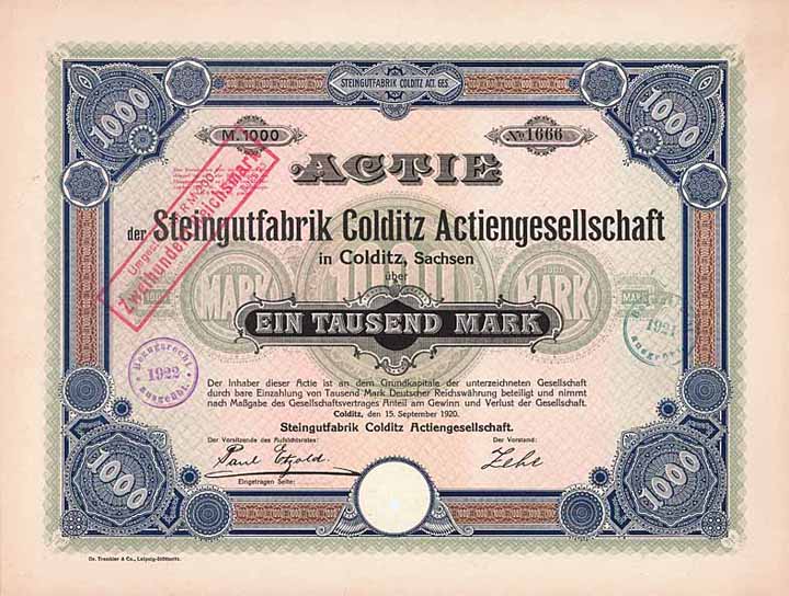 Steingutfabrik Colditz AG
