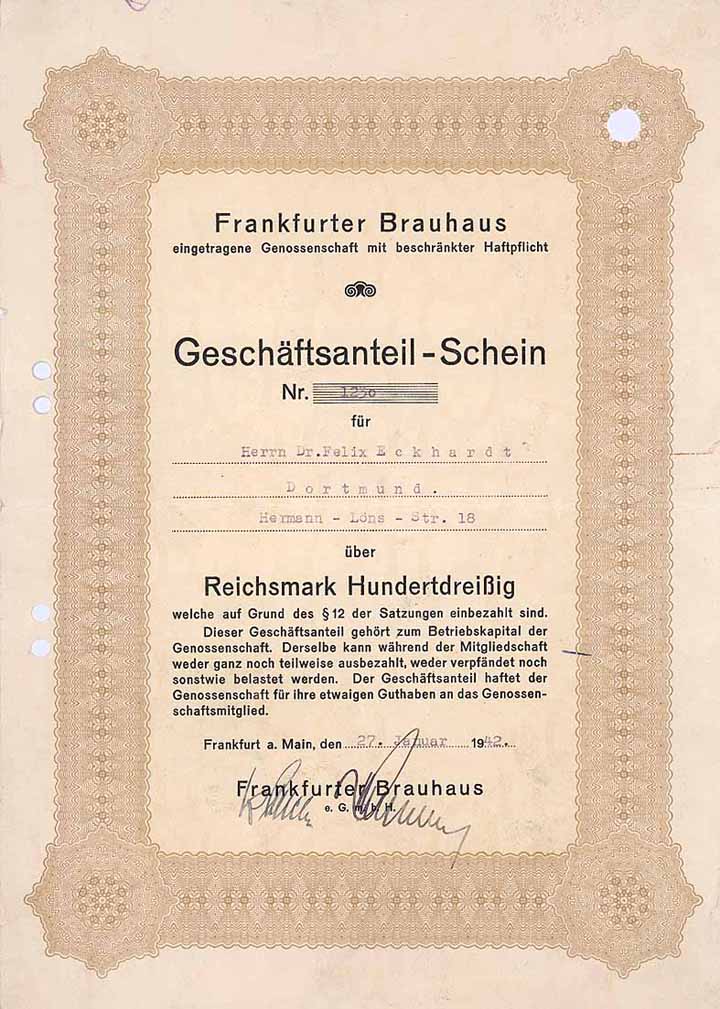 Frankfurter Brauhaus eGmbH