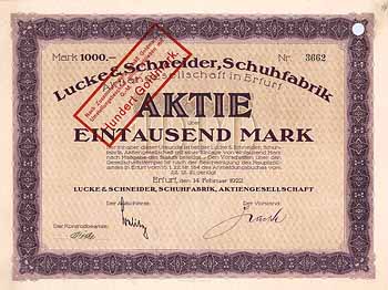 Lucke & Schneider Schuhfabrik AG