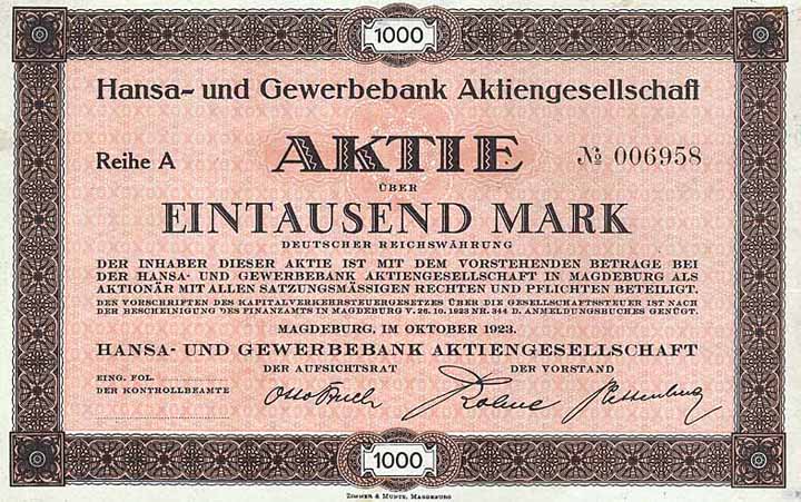 Hansa- und Gewerbebank AG