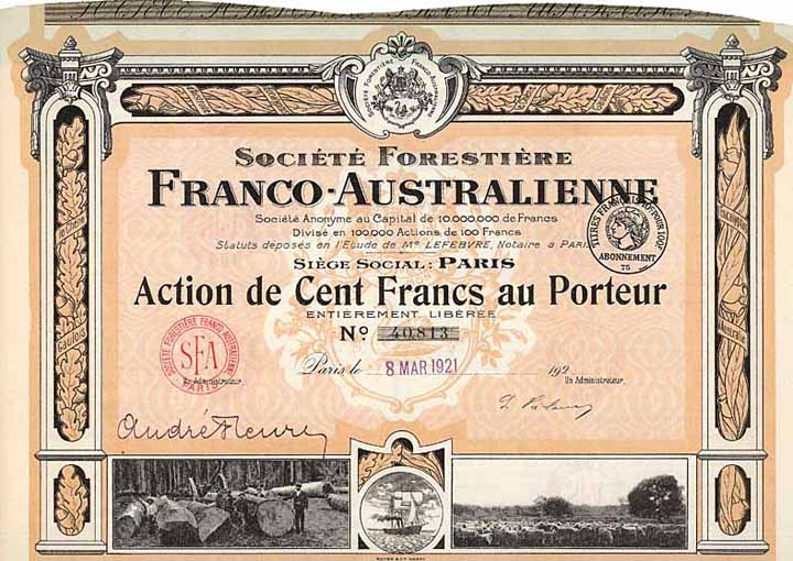 Soc. Forestiere Franco-Australienne